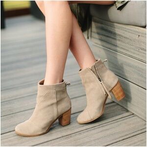 TOMS Lunata Suede Bootie